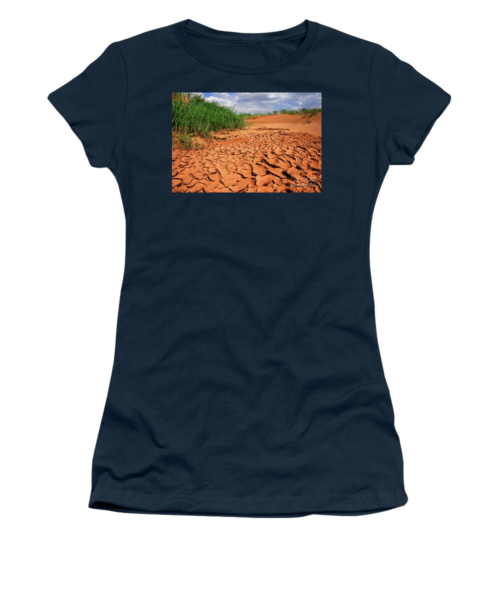 Colors Of Gobi Desert Women's T-Shirt featuring the photograph Colors of Gobi desert #4 by Elbegzaya Lkhagvasuren