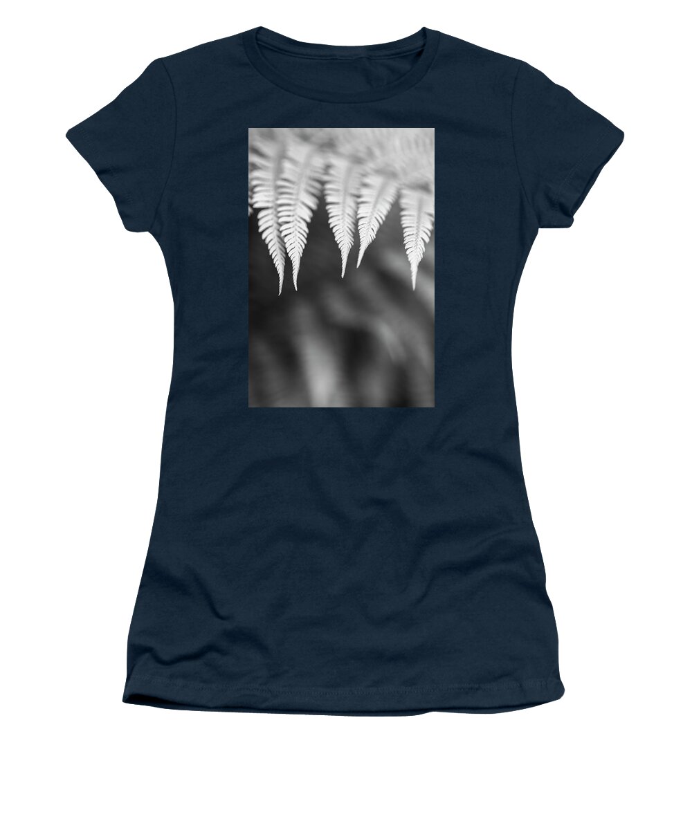 Alan Copson Women's T-Shirt featuring the photograph Ferns #4 by Alan Copson
