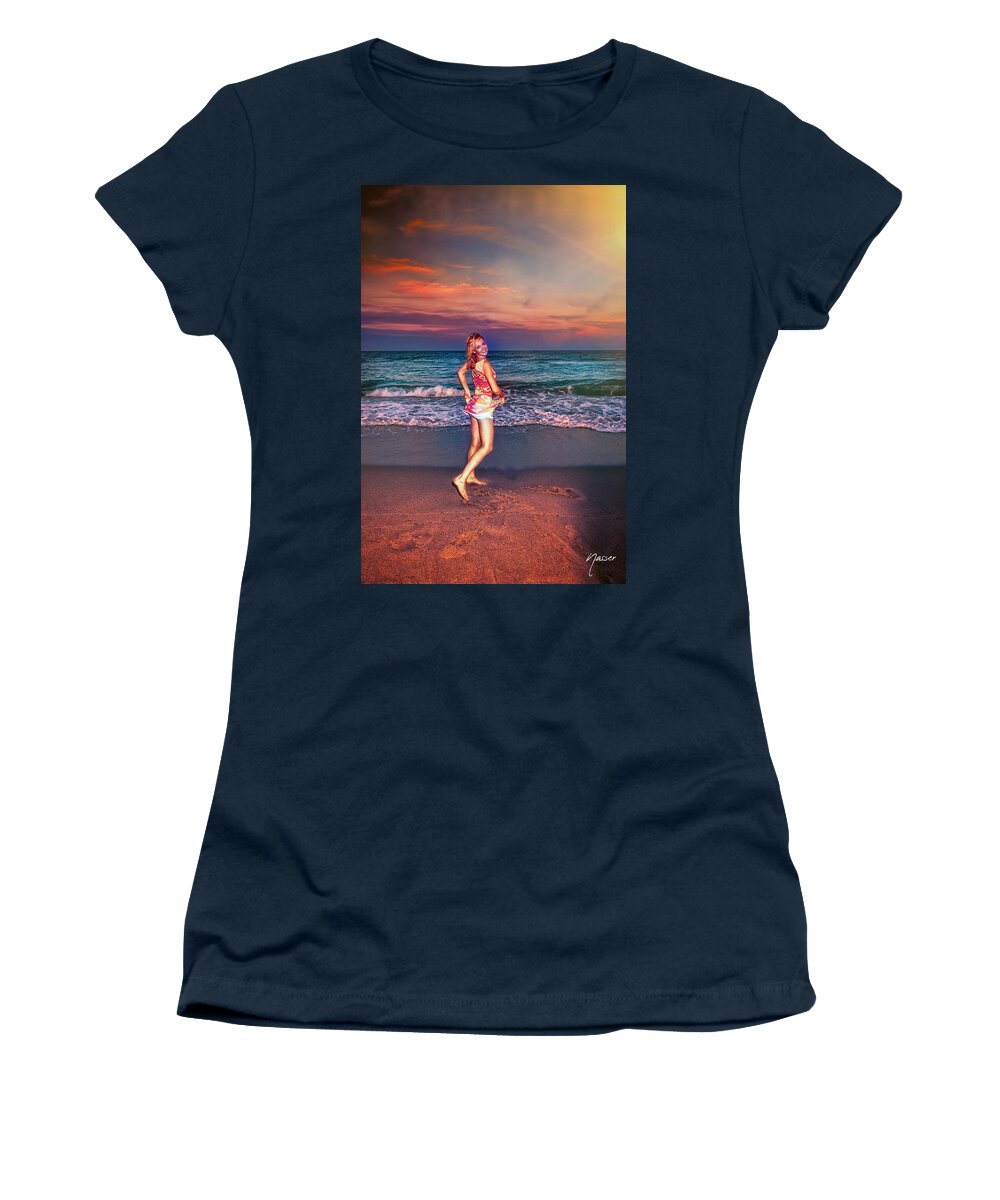 Collector Gallery Women's T-Shirt featuring the photograph 4134 Suzy Mae Love Affair Delray Beach IVCXXXIV by Amyn Nasser