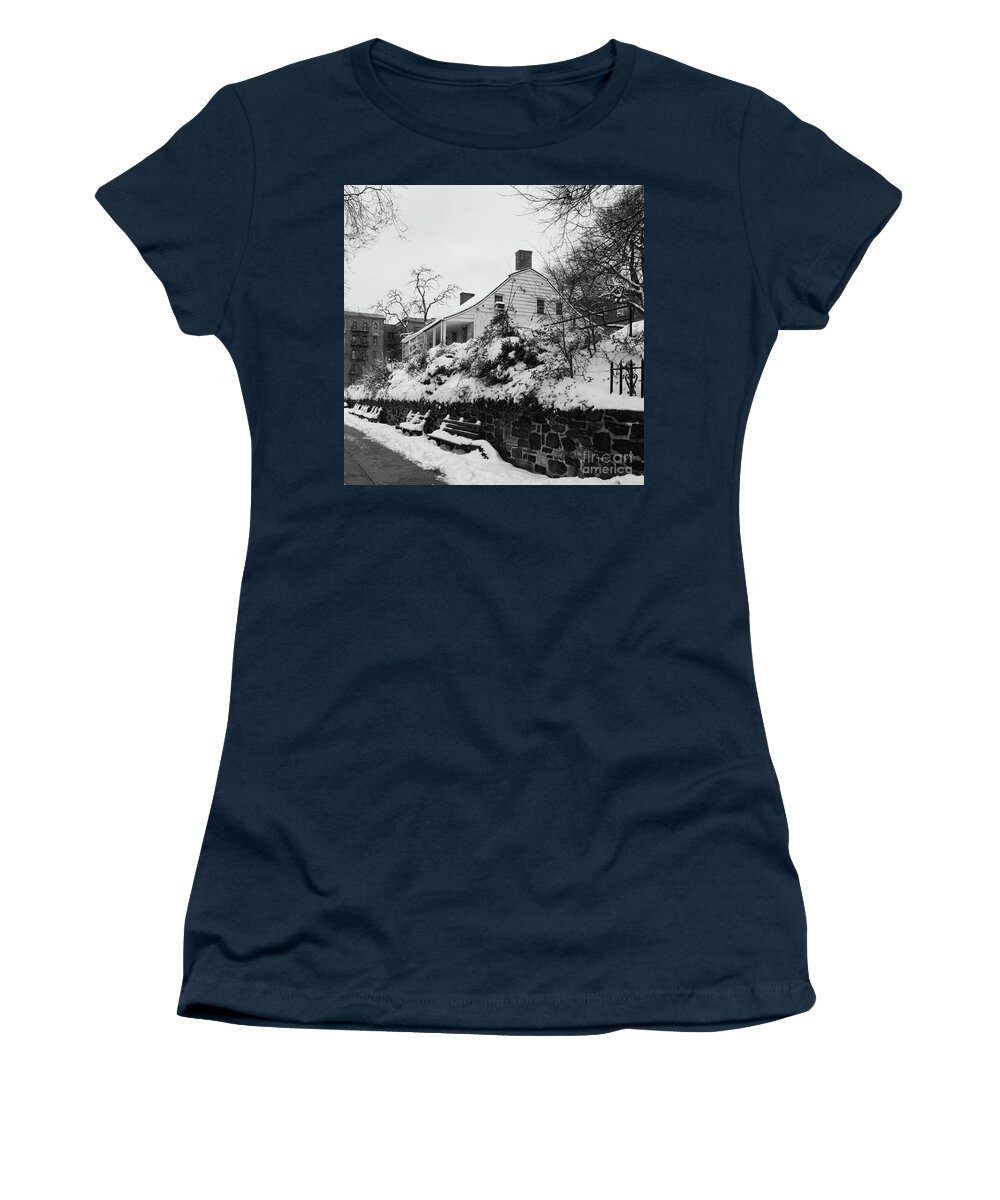 Dyckman Women's T-Shirt featuring the photograph Dyckman Farmhouse #7 by Cole Thompson