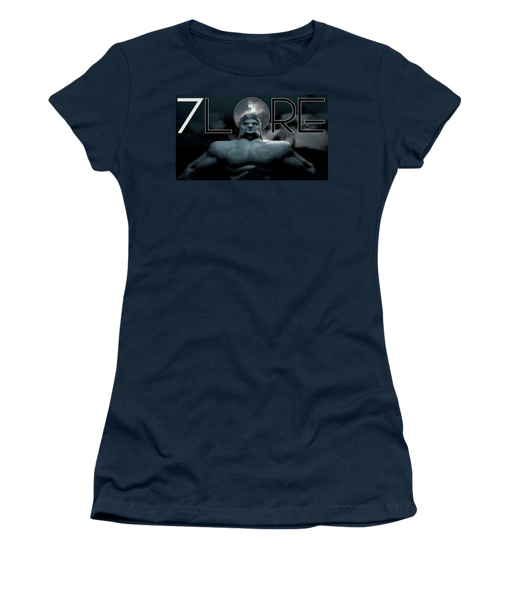  Women's T-Shirt featuring the painting 7LORE clouds by John Gholson