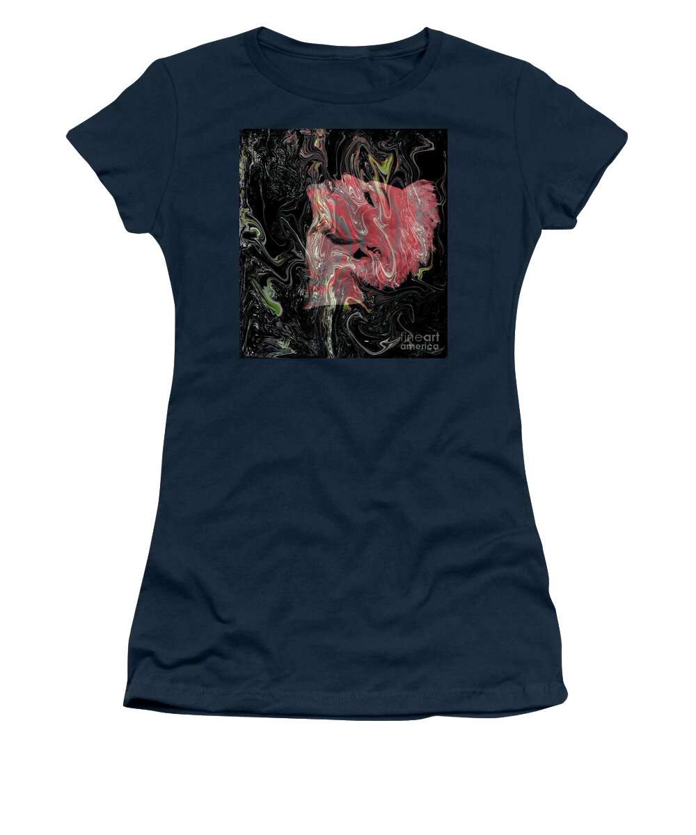 Fine-art Women's T-Shirt featuring the mixed media A Dream Come True B6 by Catalina Walker