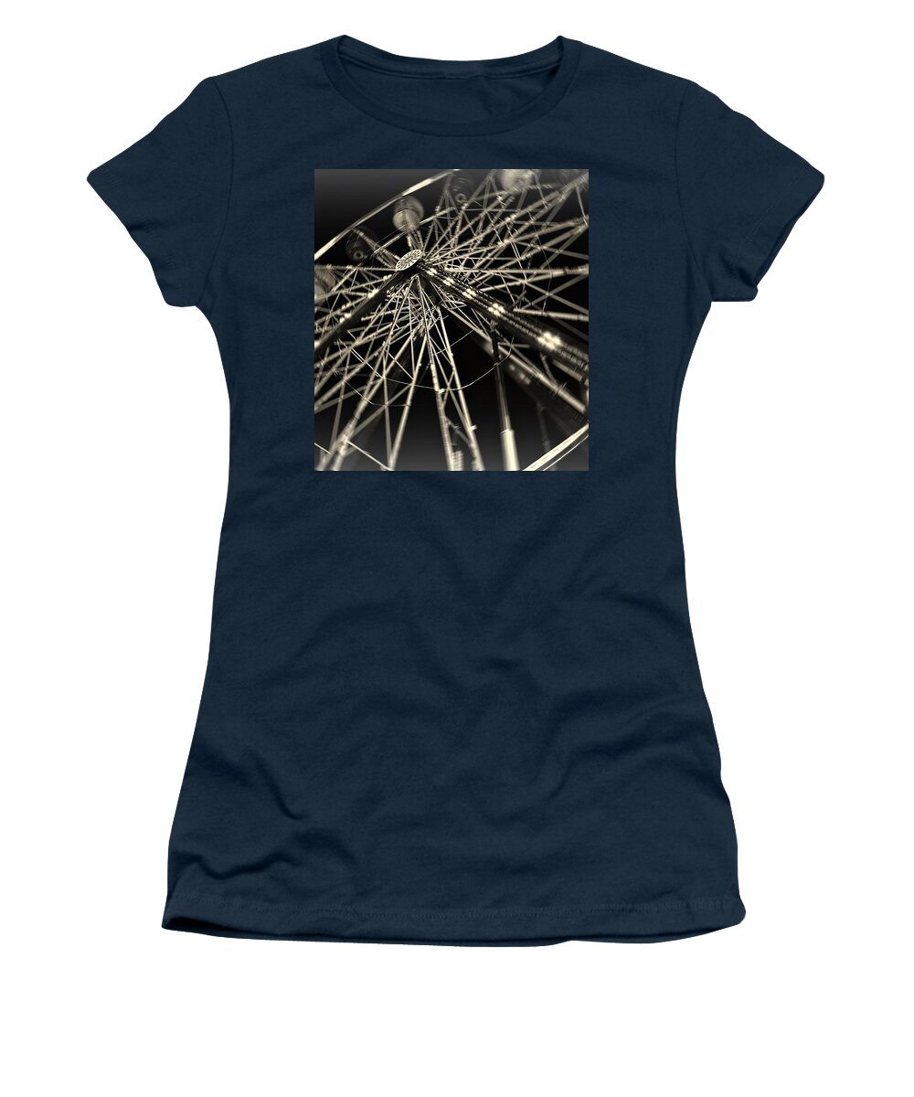 Ferris Wheel Women's T-Shirt featuring the photograph A Fair To Remember by Tami Quigley