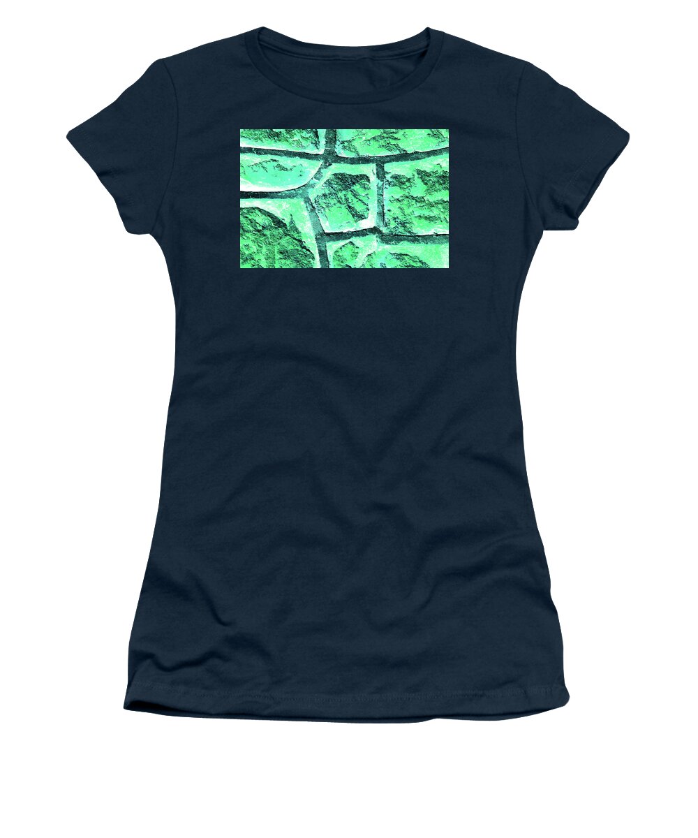 Abstract Women's T-Shirt featuring the photograph Abstract Textures 35b by Mike McGlothlen