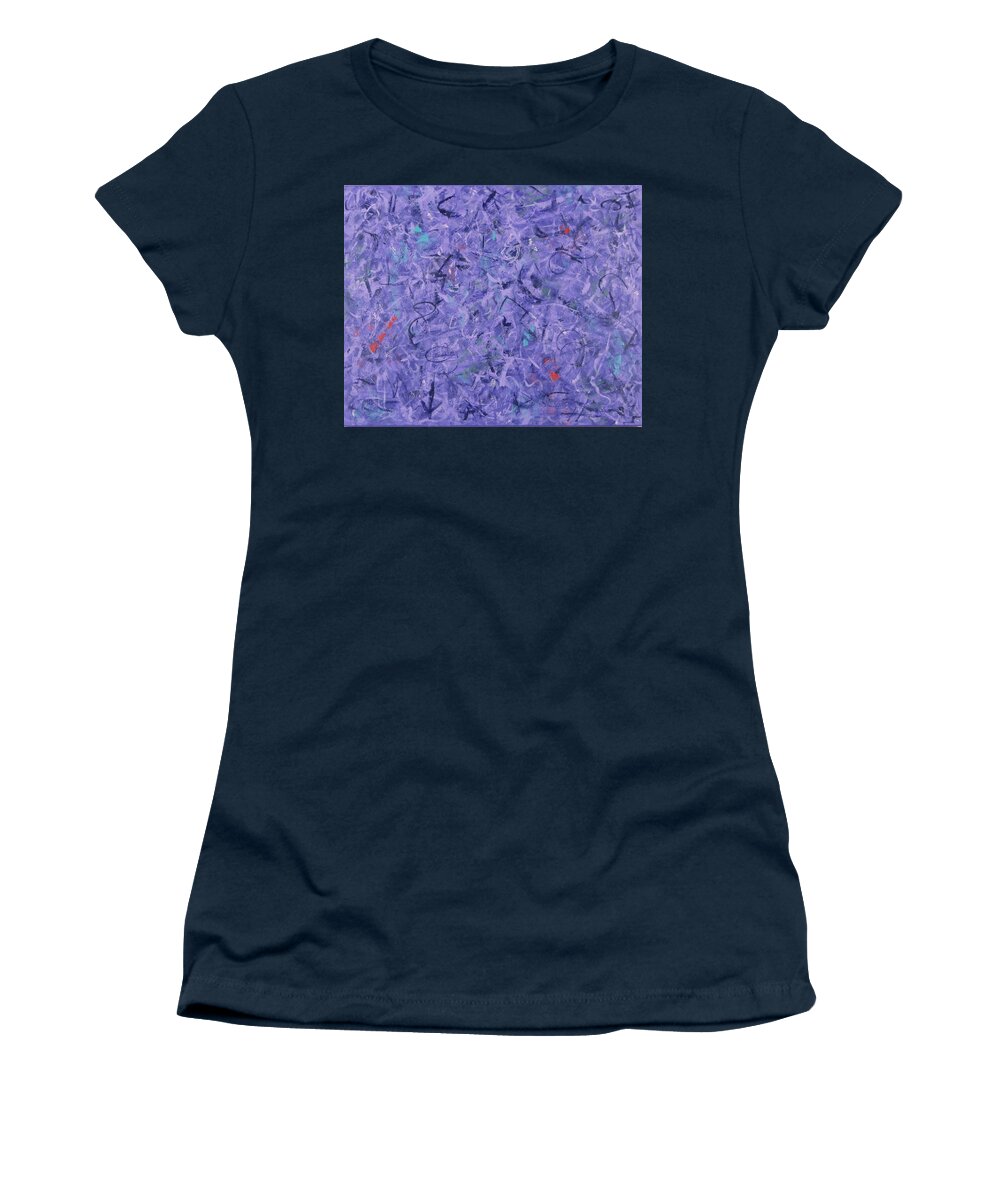 Medium Size Painting Women's T-Shirt featuring the painting Addicted to Paint No.9 by J Loren Reedy