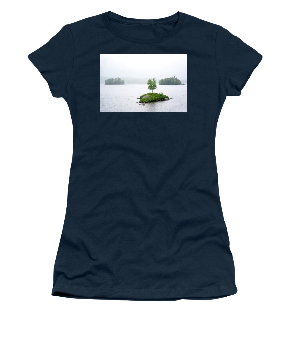 Adirondacks Women's T-Shirt featuring the photograph Adirondacks Tupper Lake Region by Flinn Hackett
