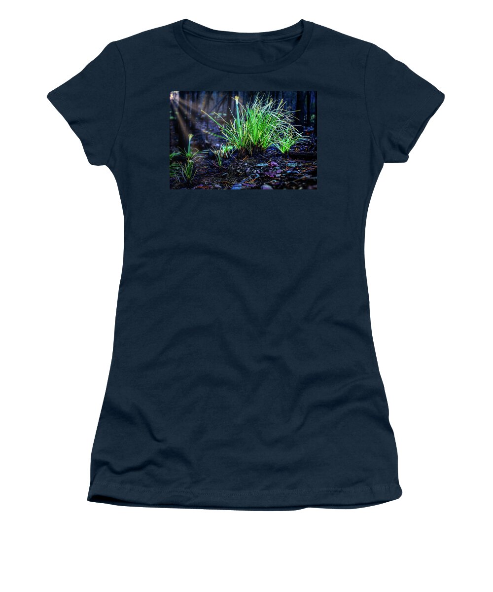 Beargrass Women's T-Shirt featuring the photograph After the fire by Thomas Nay