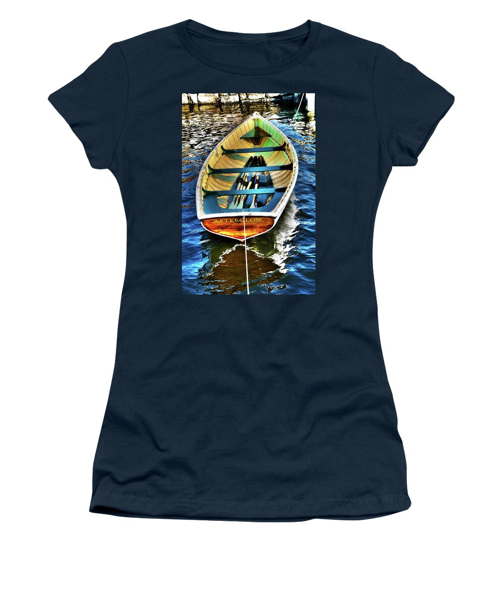 Maritime Women's T-Shirt featuring the photograph Afterglow by Anthony M Davis