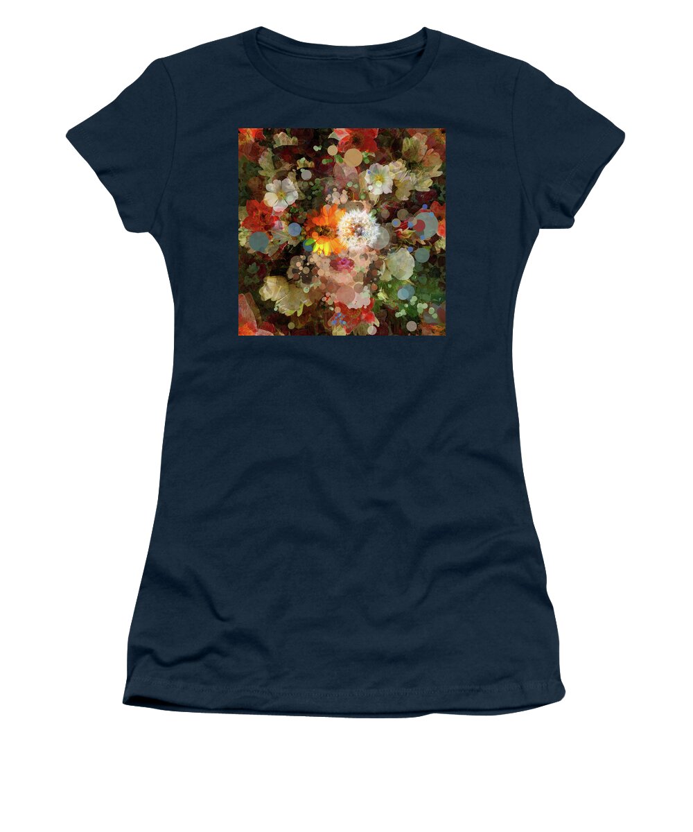 Rose Women's T-Shirt featuring the mixed media Alhambra Dreaming by BFA Prints