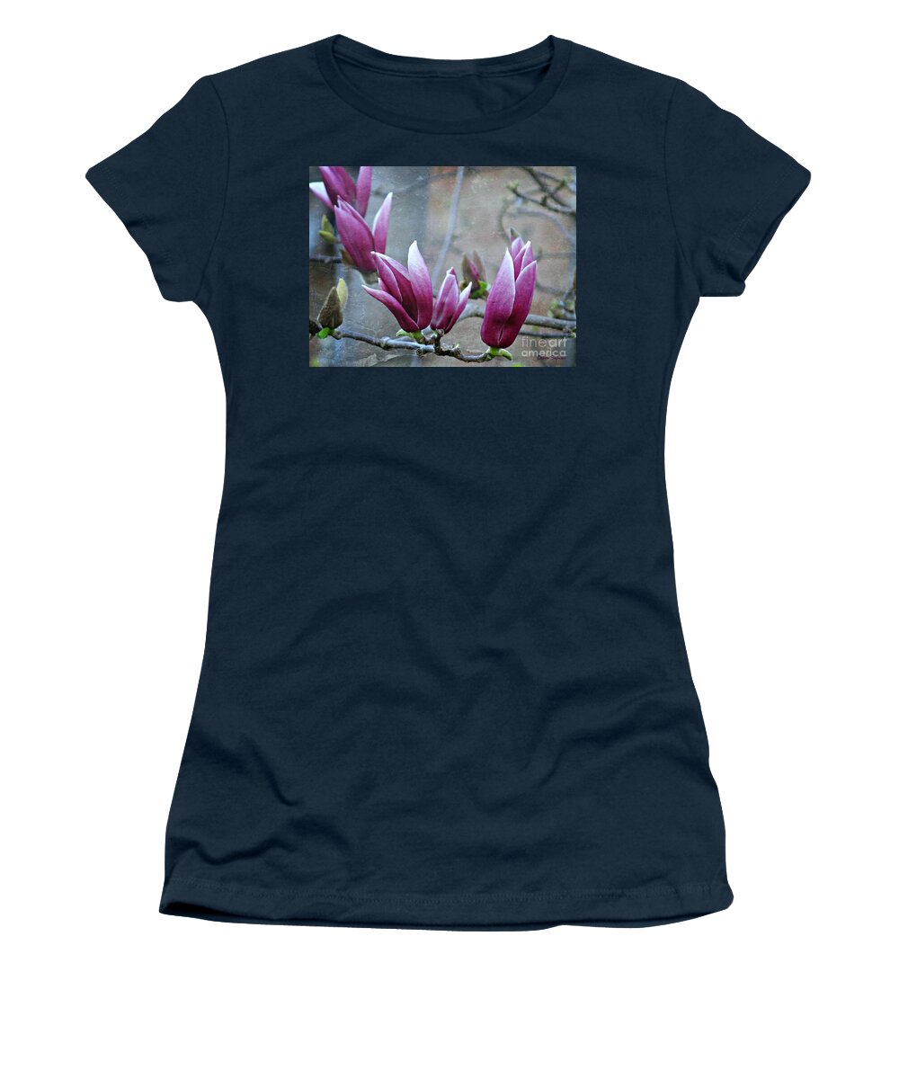 Magnolia Women's T-Shirt featuring the photograph Anticipation 1 by Leanne Seymour