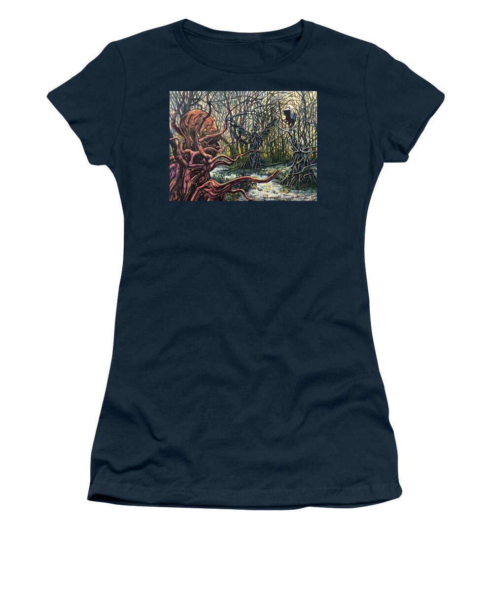 Autumn Women's T-Shirt featuring the painting Apparition by William Stoneham