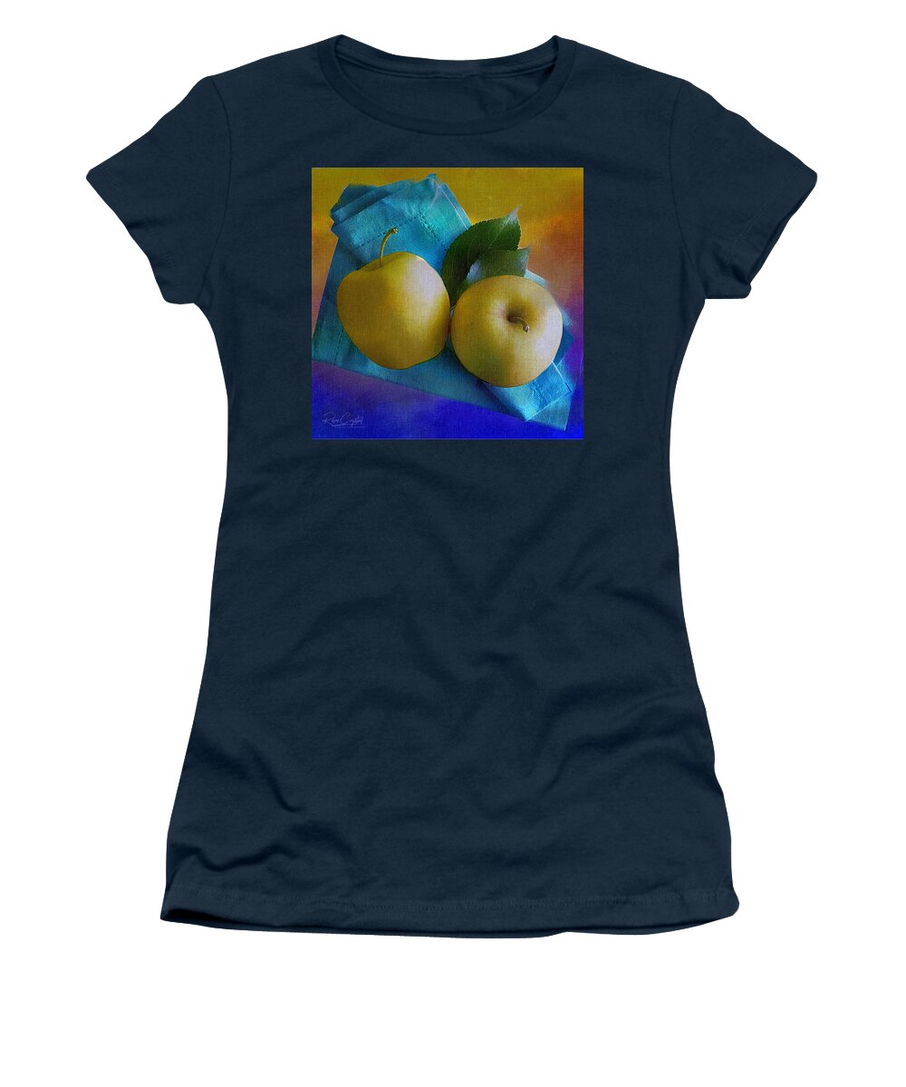 Apples Women's T-Shirt featuring the photograph Apples On The Square by Rene Crystal