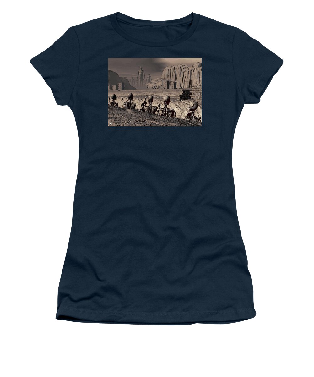Dreams Women's T-Shirt featuring the digital art As The End Approaches by John Alexander
