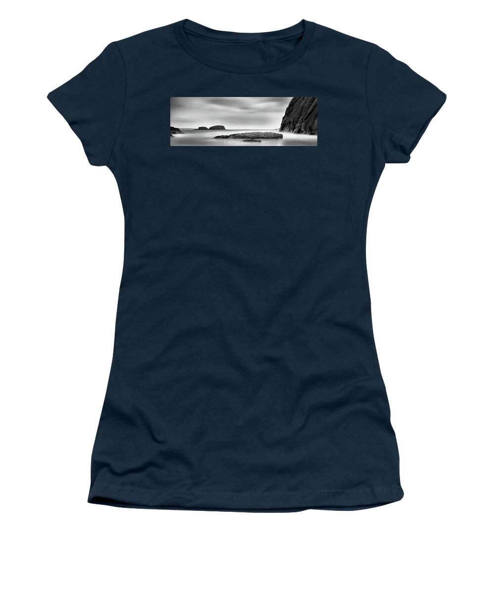 Island Women's T-Shirt featuring the photograph Ballintoy Beach by Nigel R Bell
