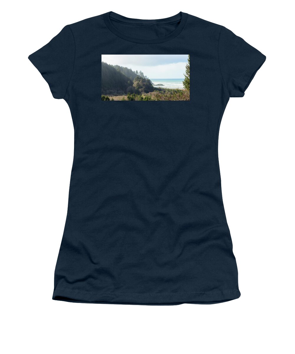 Chiniese Women's T-Shirt featuring the photograph Beards Hollow Panaramic Feb by Tikvah's Hope