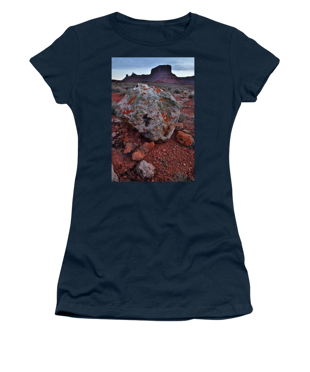 Utah Women's T-Shirt featuring the photograph Beautiful Boulders in Castle Valley by Ray Mathis
