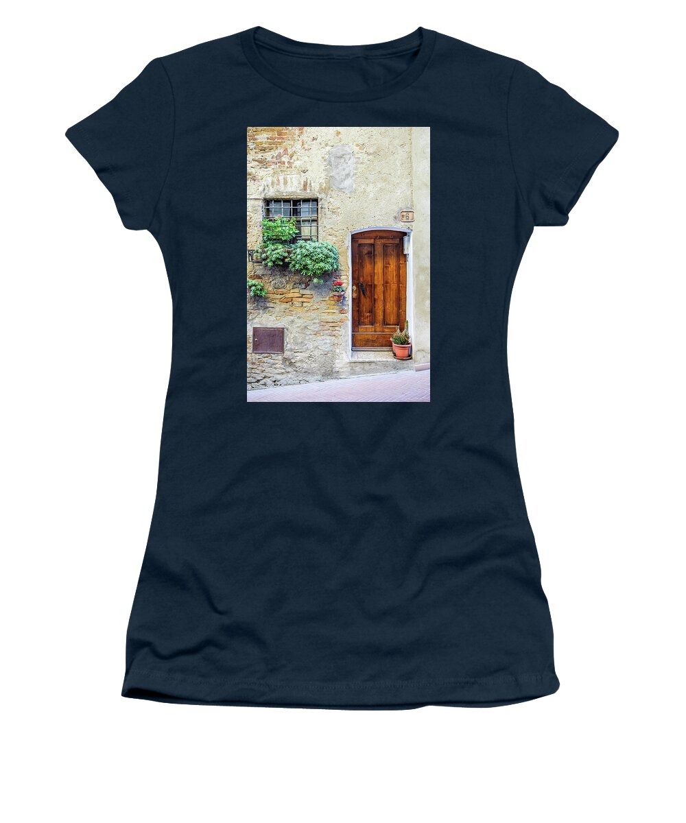 Italy Photography Women's T-Shirt featuring the photograph Benvenuto by Marla Brown