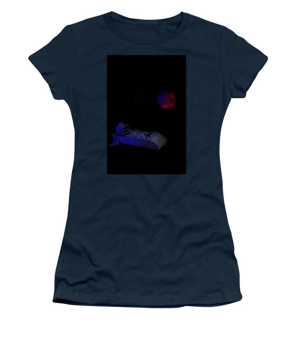 Space Women's T-Shirt featuring the photograph Beyond the Stars by Army Men Around the House