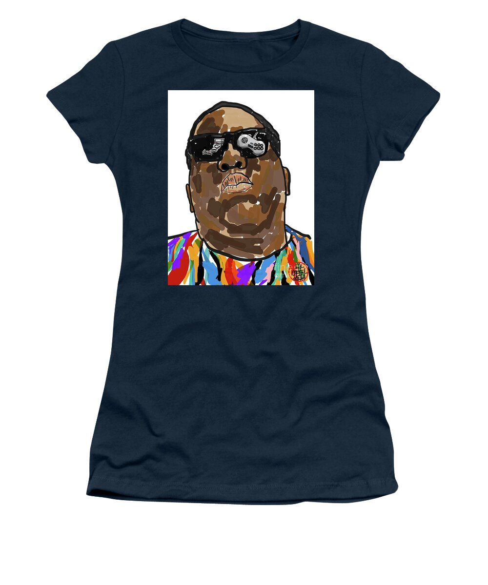  Women's T-Shirt featuring the painting Big Dreamz by Oriel Ceballos