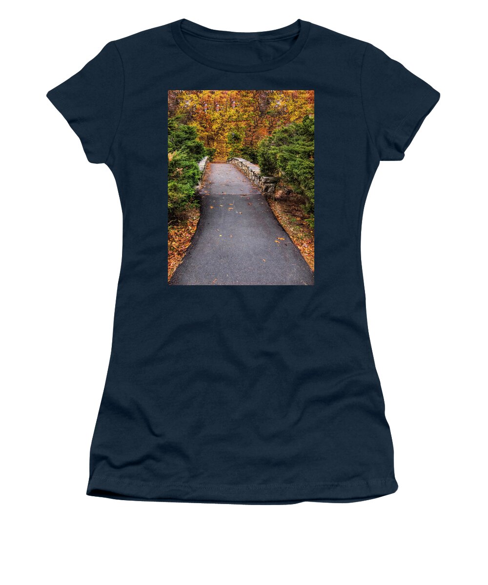 Nature Women's T-Shirt featuring the photograph Binney Park in Greenwich Connecticut by Cordia Murphy