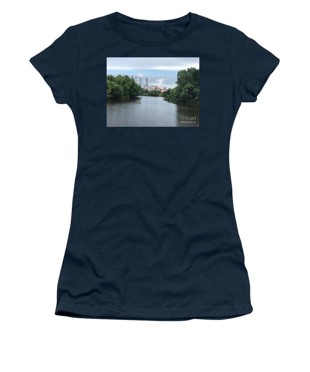 Blackwater Women's T-Shirt featuring the photograph Blackwater River Now by Catherine Wilson