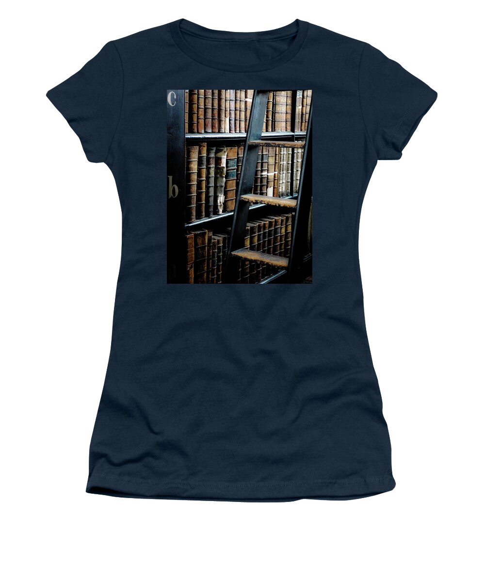 Books Of Knowledge Women's T-Shirt featuring the photograph Books of Knowledge 7 by Lexa Harpell
