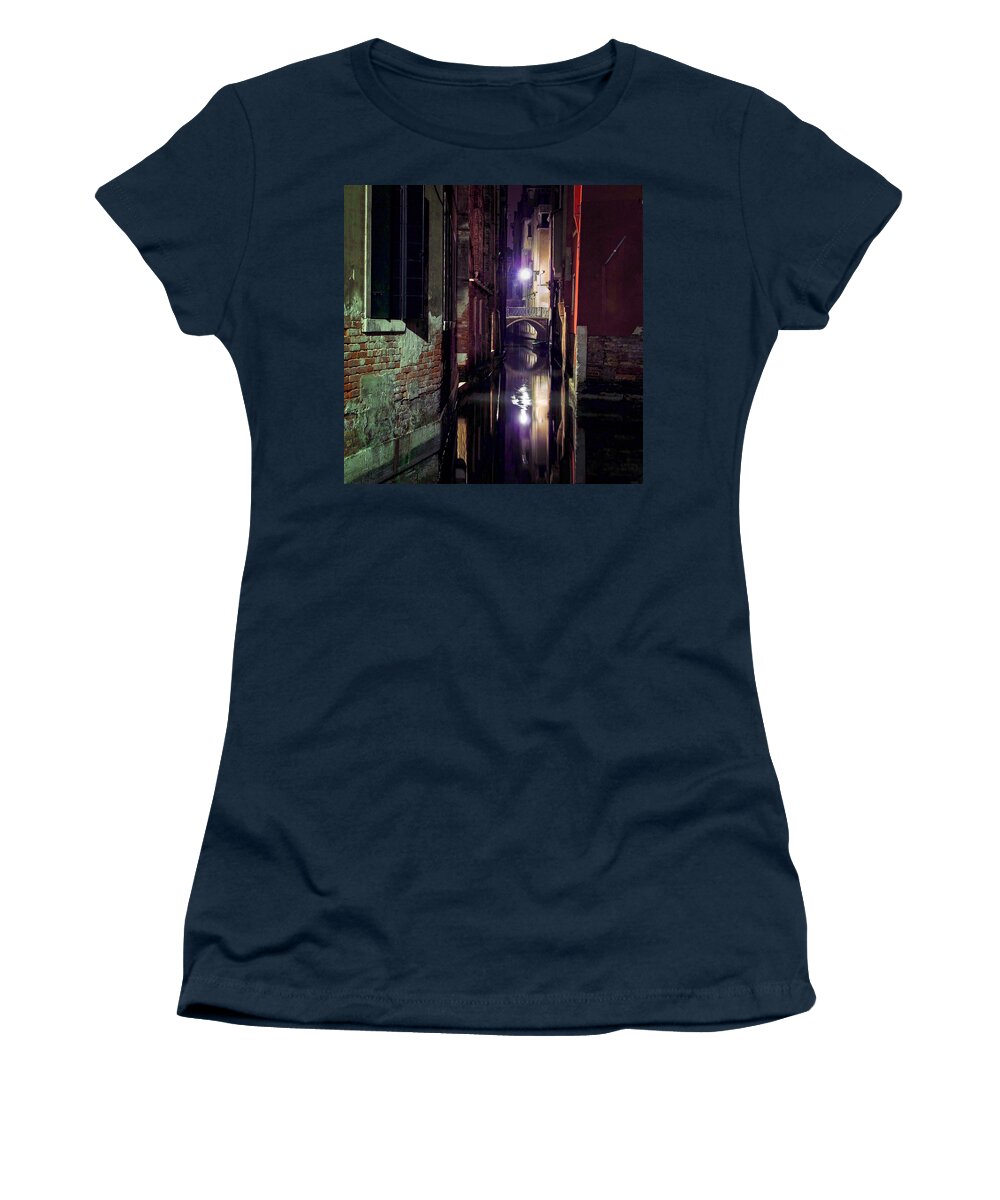 Color Women's T-Shirt featuring the photograph Bridges of Stone and Water by Eyes Of CC