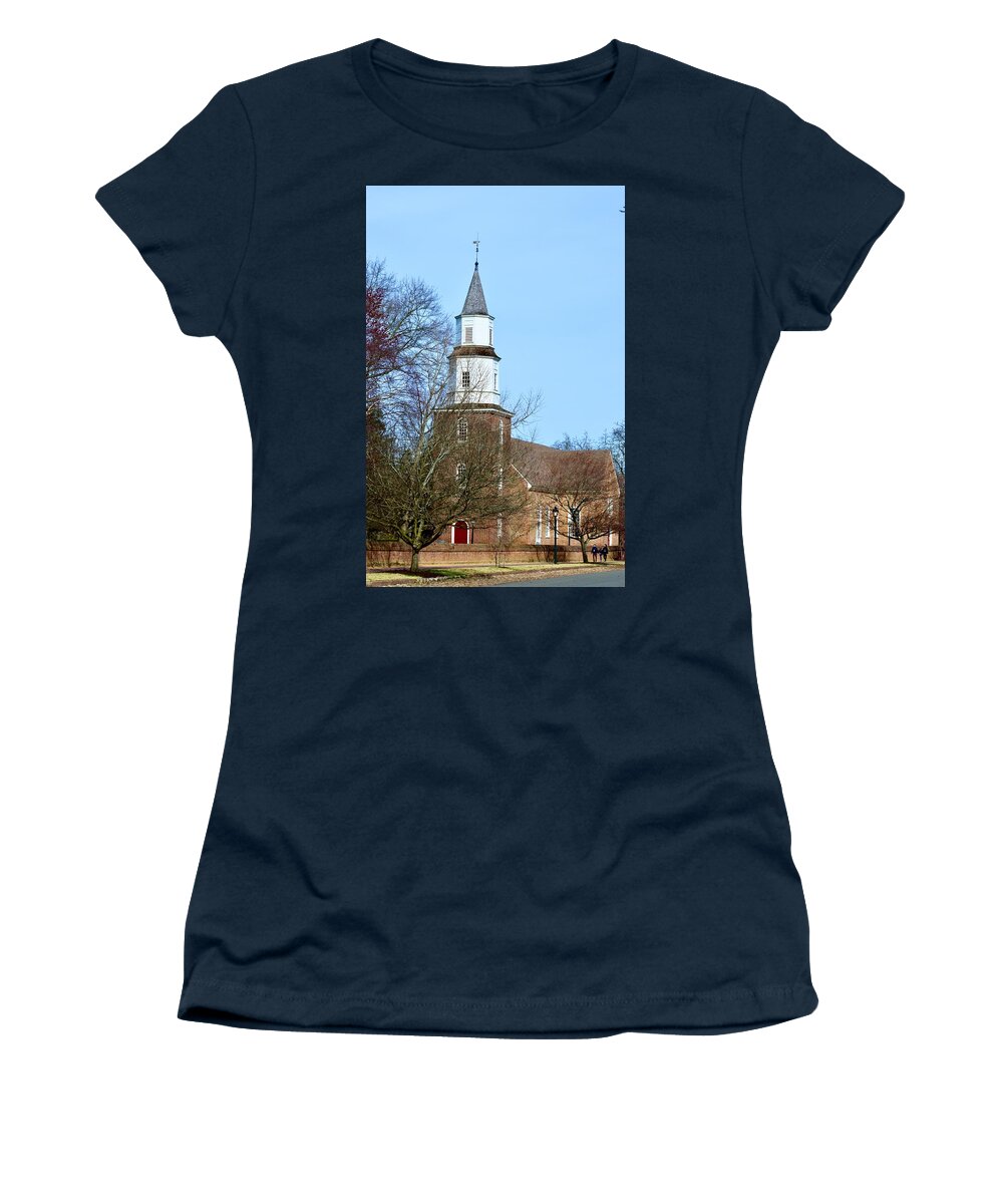 Bruton Parish Church Women's T-Shirt featuring the photograph Bruton Parish Church by Warren Thompson