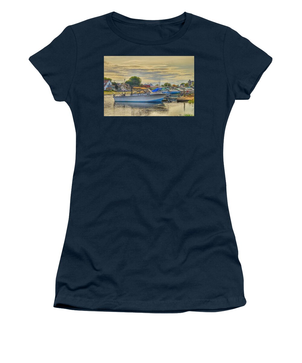  Women's T-Shirt featuring the photograph Calm Waters by Windshield Photography