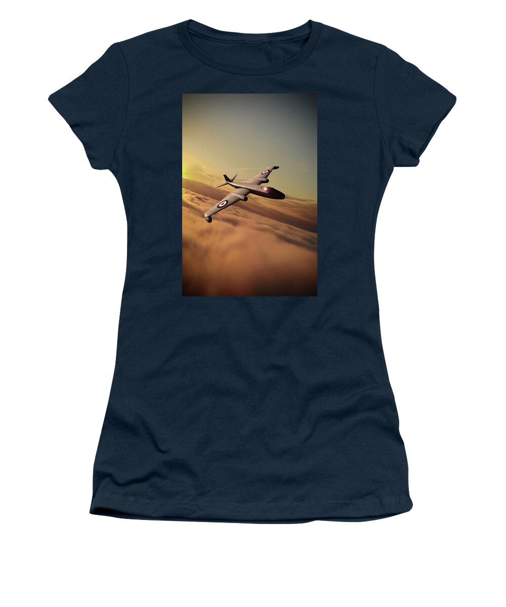 English Electric Canberra Women's T-Shirt featuring the digital art Canberra by Airpower Art