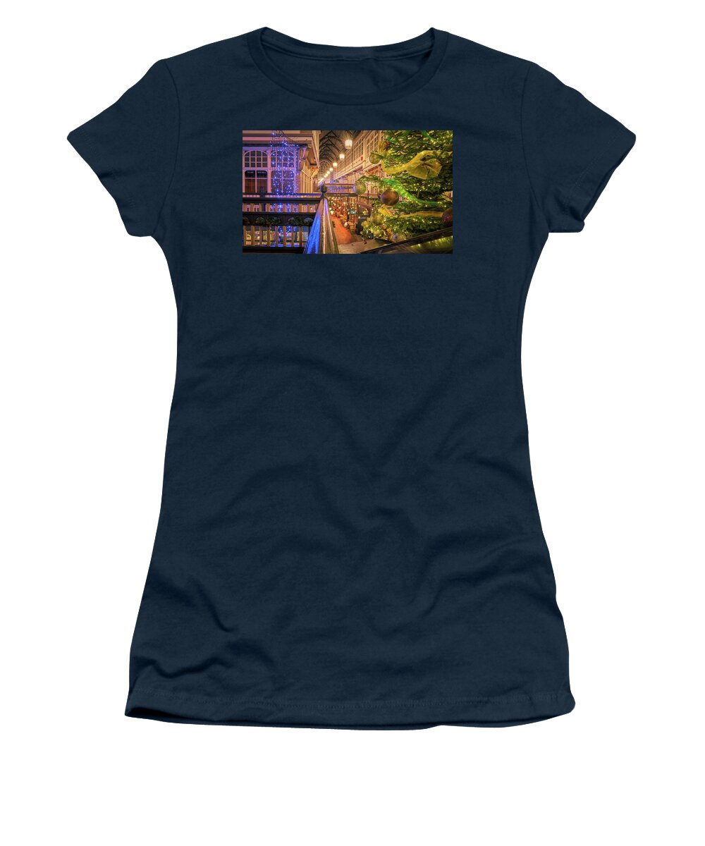 Cardiff Women's T-Shirt featuring the photograph Cardiff Christmas by Richard Downs