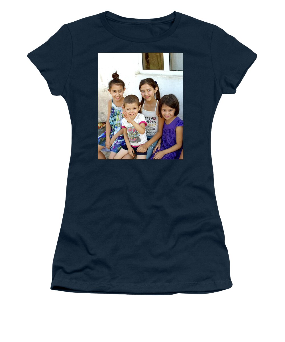  Women's T-Shirt featuring the photograph Central Asia 19 by Eric Pengelly