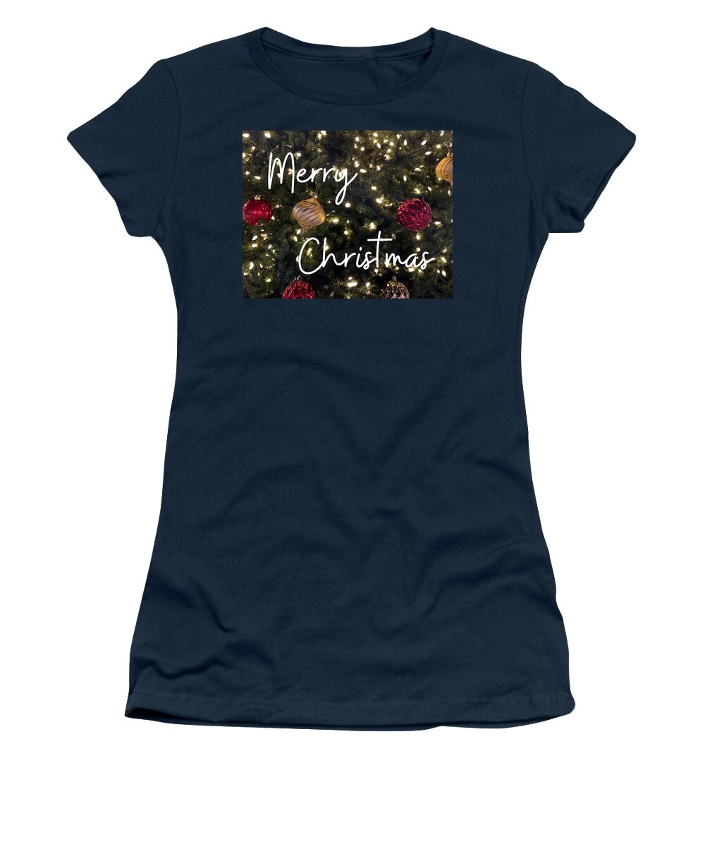 Christmas Women's T-Shirt featuring the photograph Christmas Card 1 by Lee Darnell