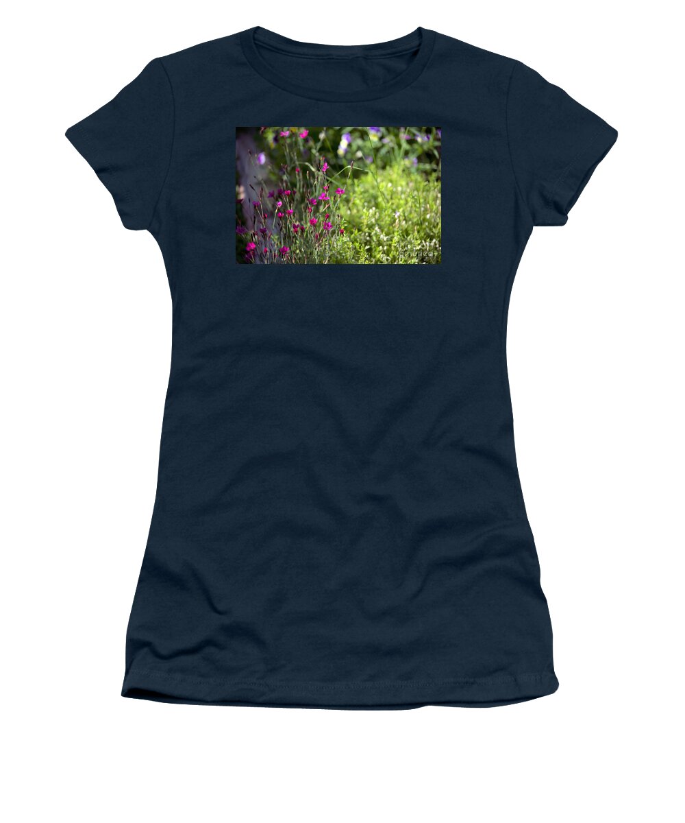 Plants Women's T-Shirt featuring the photograph Color in the Woods by Kae Cheatham