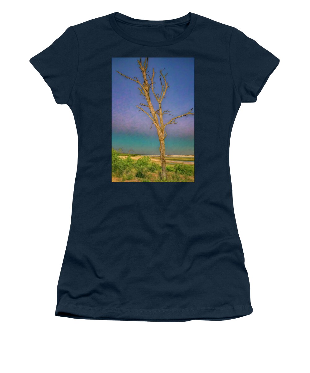 Africa Women's T-Shirt featuring the photograph Colors of a Chobe Morning by Marcy Wielfaert