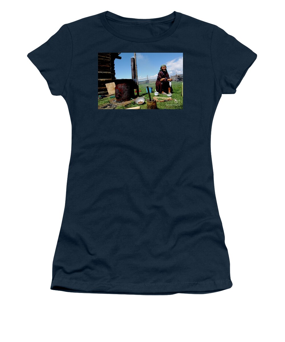 Colors Of Countryside Women's T-Shirt featuring the photograph Colors of Countryside by Elbegzaya Lkhagvasuren