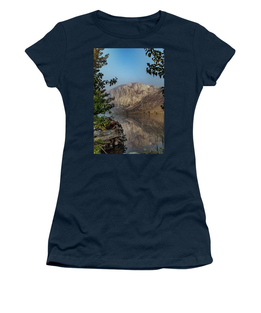 Convict Lake Women's T-Shirt featuring the photograph Convict Lake 3 by Cindy Robinson