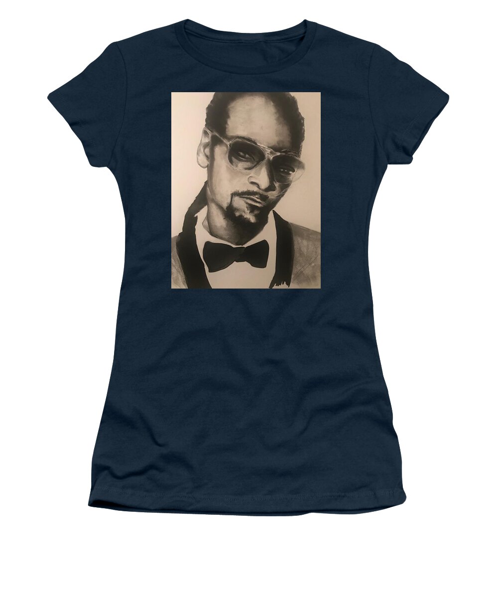  Women's T-Shirt featuring the drawing Cool by Angie ONeal