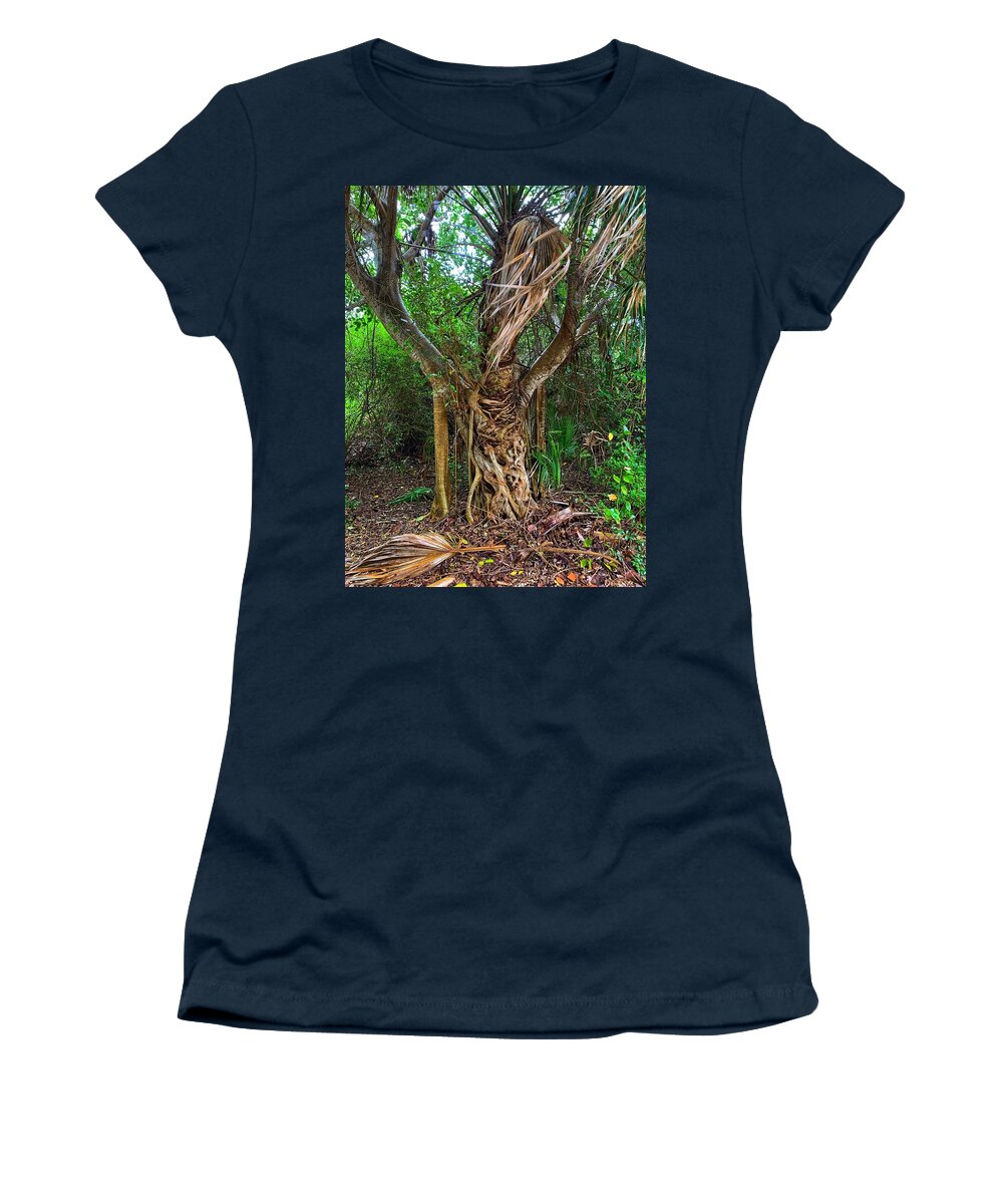 Tree Women's T-Shirt featuring the photograph Cool Tree by Vicki Lewis