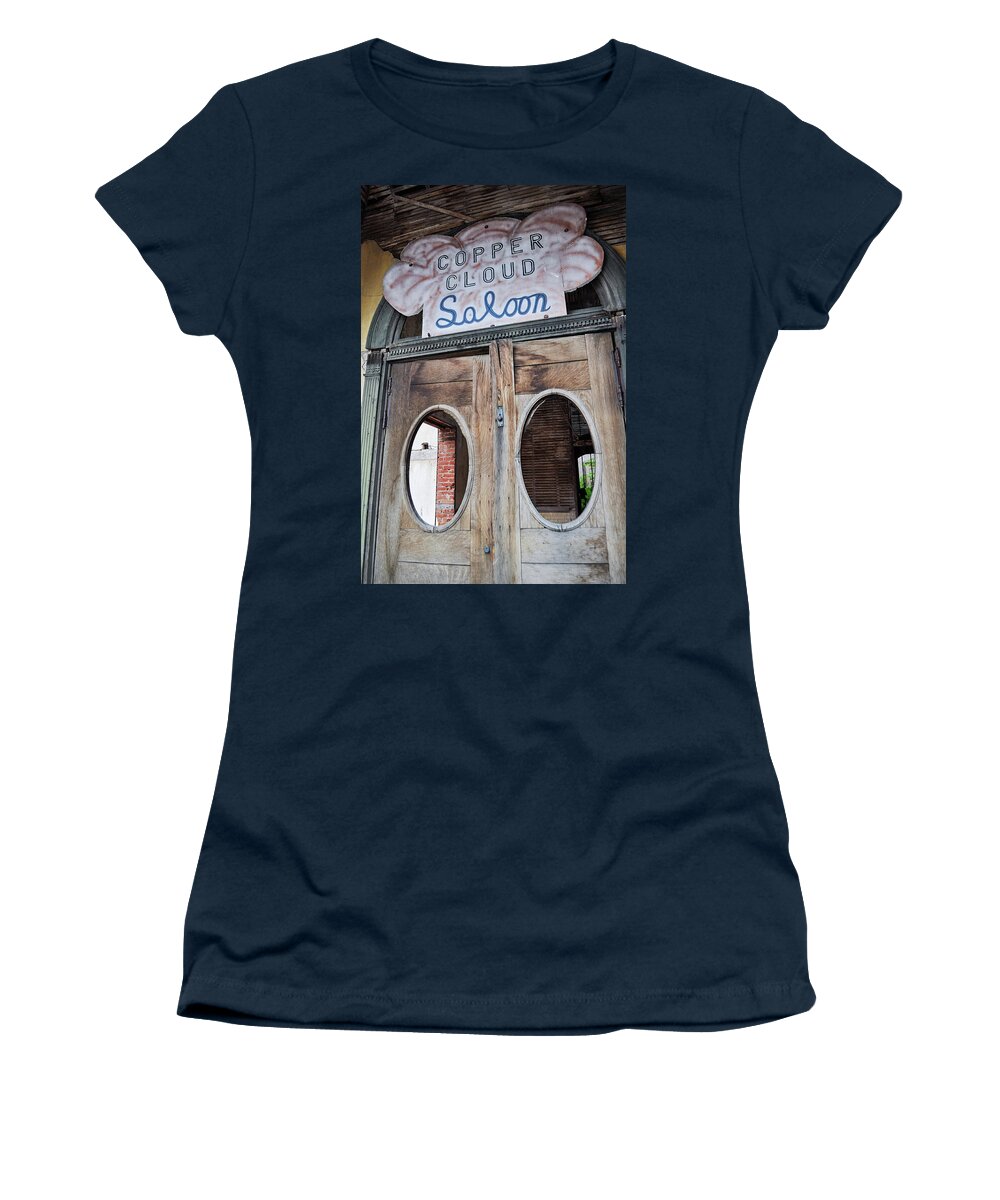 Jerome Women's T-Shirt featuring the photograph Copper Cloud Saloon Jerome by Kyle Hanson