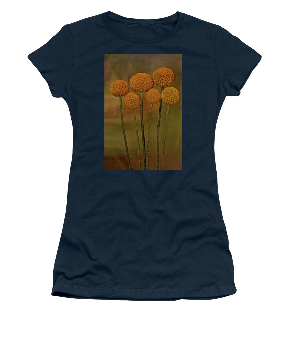 Botanical Women's T-Shirt featuring the photograph Craspedia 4310 by Julie Powell