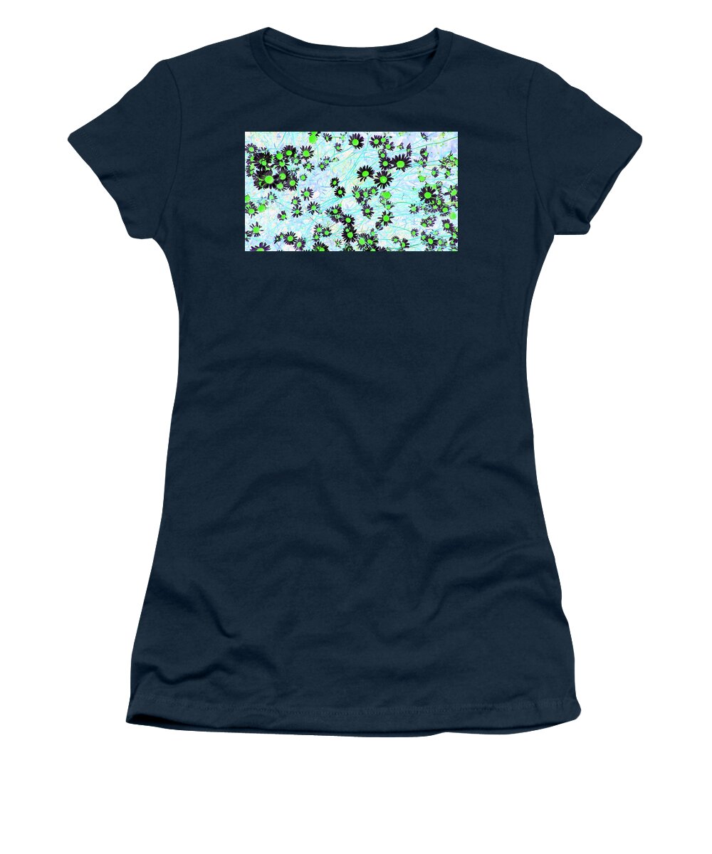 Daisies Women's T-Shirt featuring the photograph Daisies of Green by Missy Joy