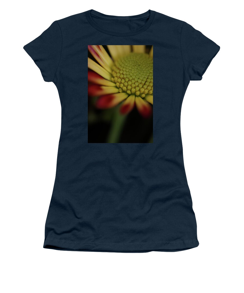 Macro Women's T-Shirt featuring the photograph Daisy 6016 by Julie Powell