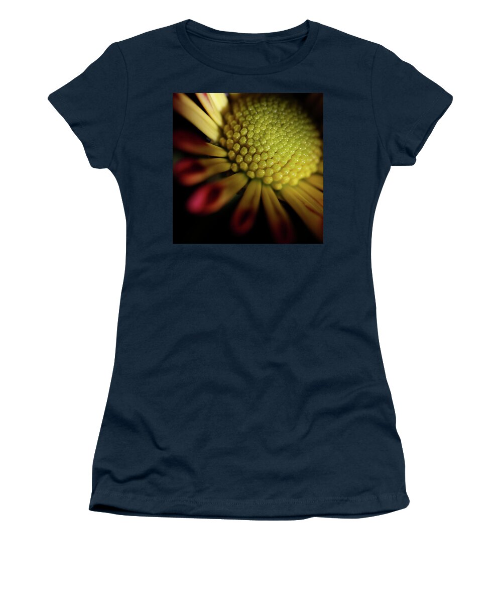 Macro Women's T-Shirt featuring the photograph Daisy 6043 by Julie Powell