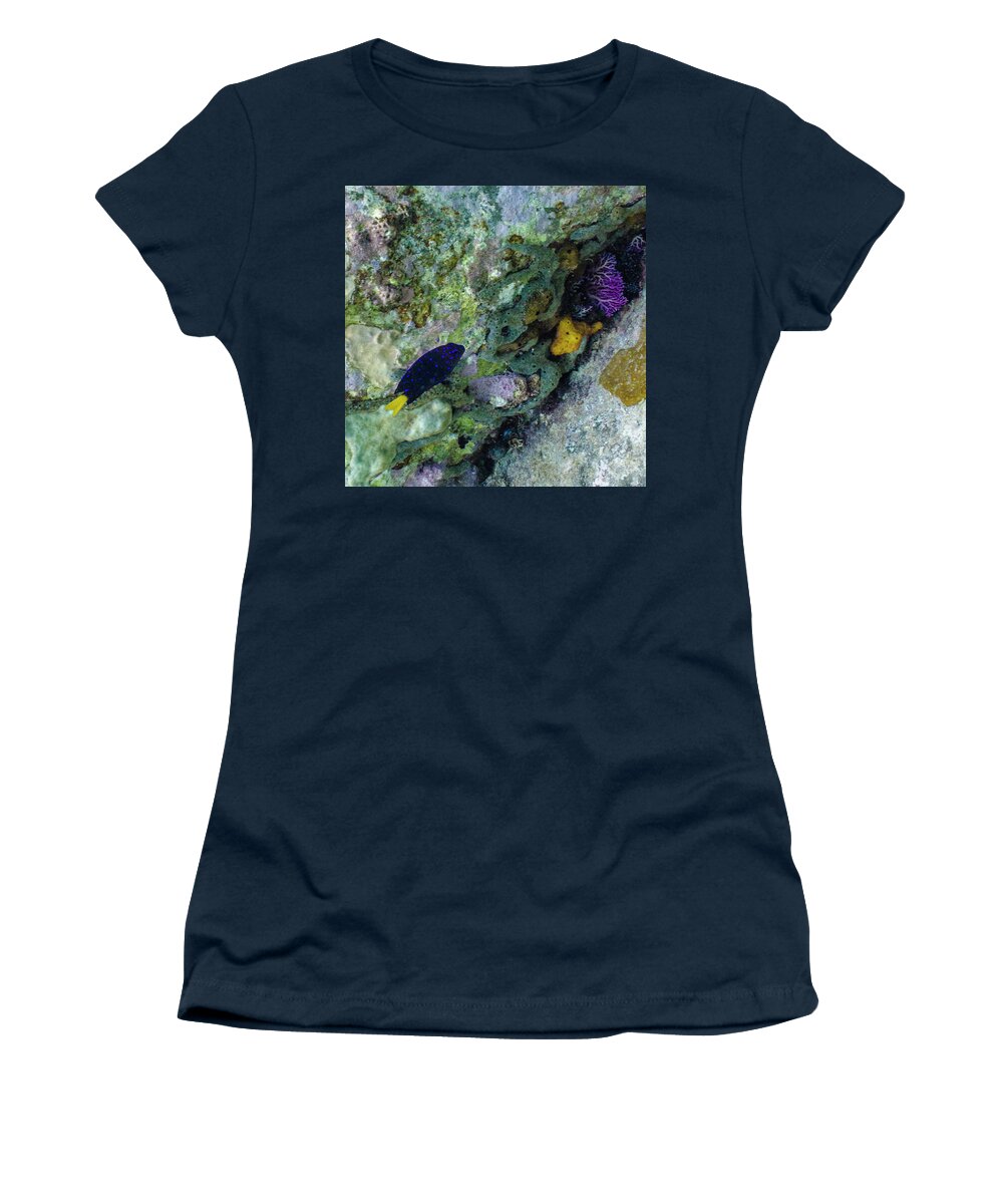 Ocean Women's T-Shirt featuring the photograph Damsel, No Distress by Lynne Browne
