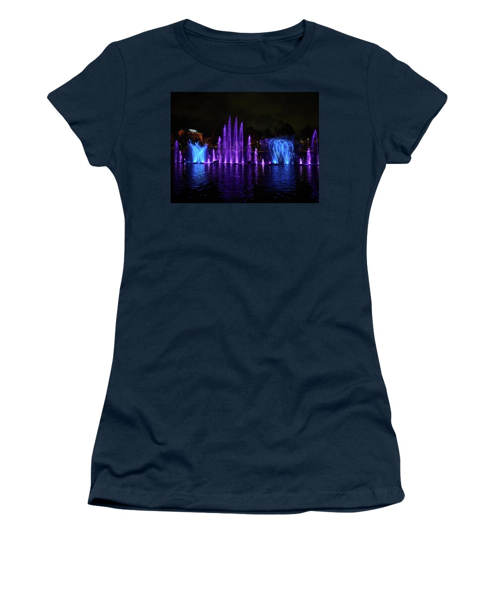 Finland Women's T-Shirt featuring the photograph Dancing Waters of Tammerkoski 2020 number 2 by Jouko Lehto