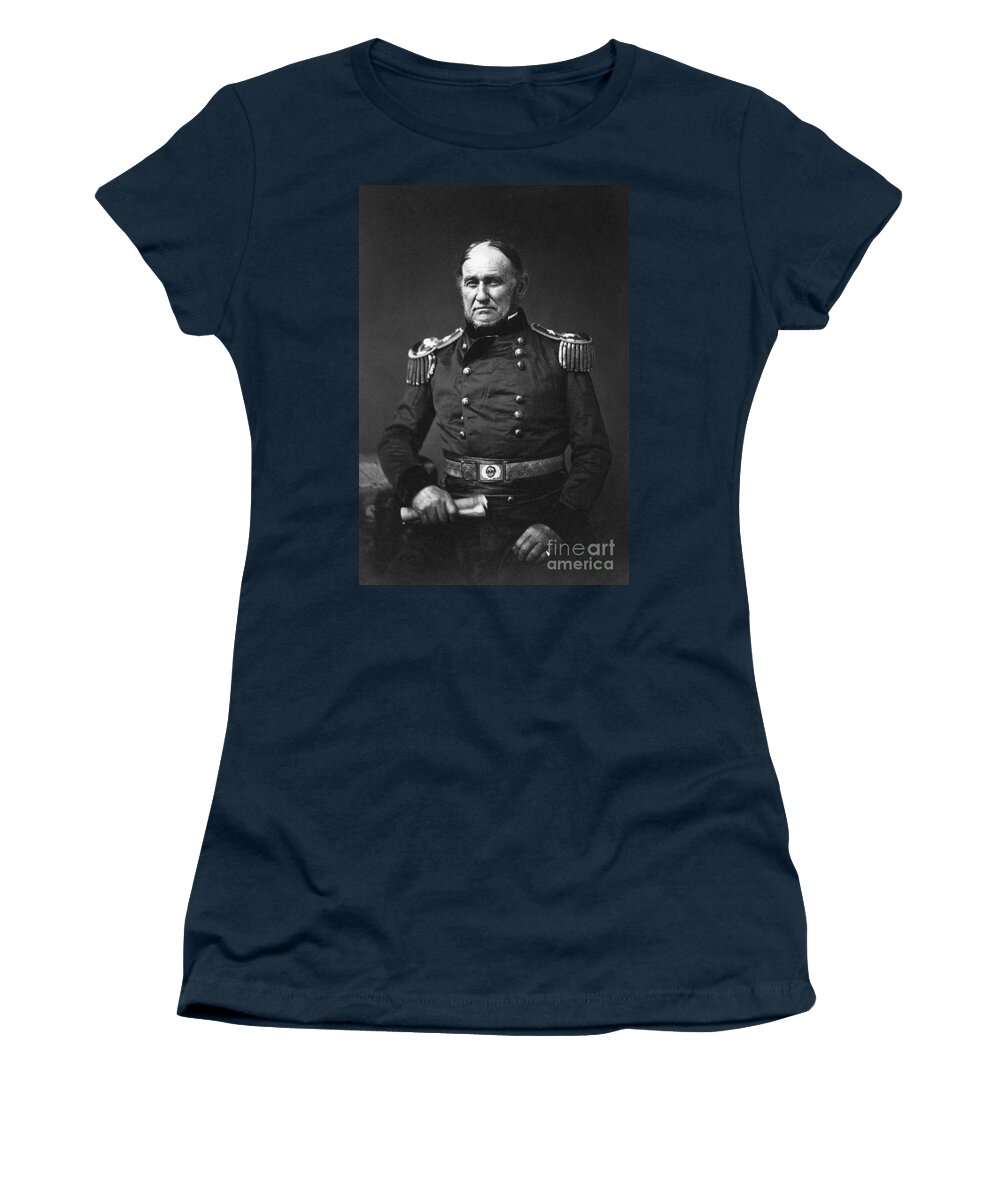 1859 Women's T-Shirt featuring the photograph David Emanuel Twiggs by Mathew Brady