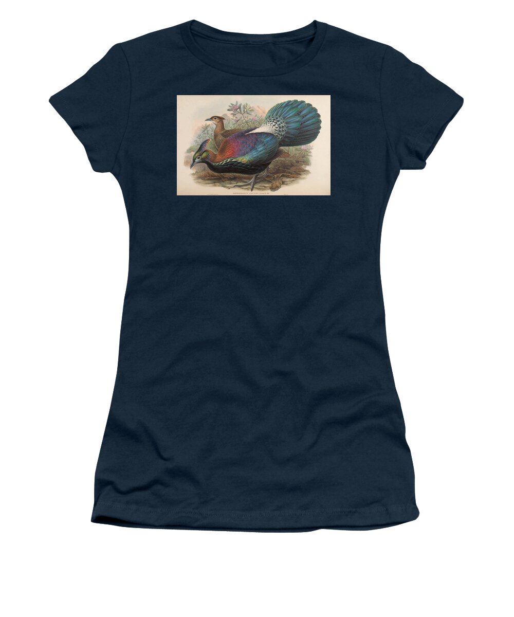 John Women's T-Shirt featuring the mixed media De L'Huys's Monaul by World Art Collective