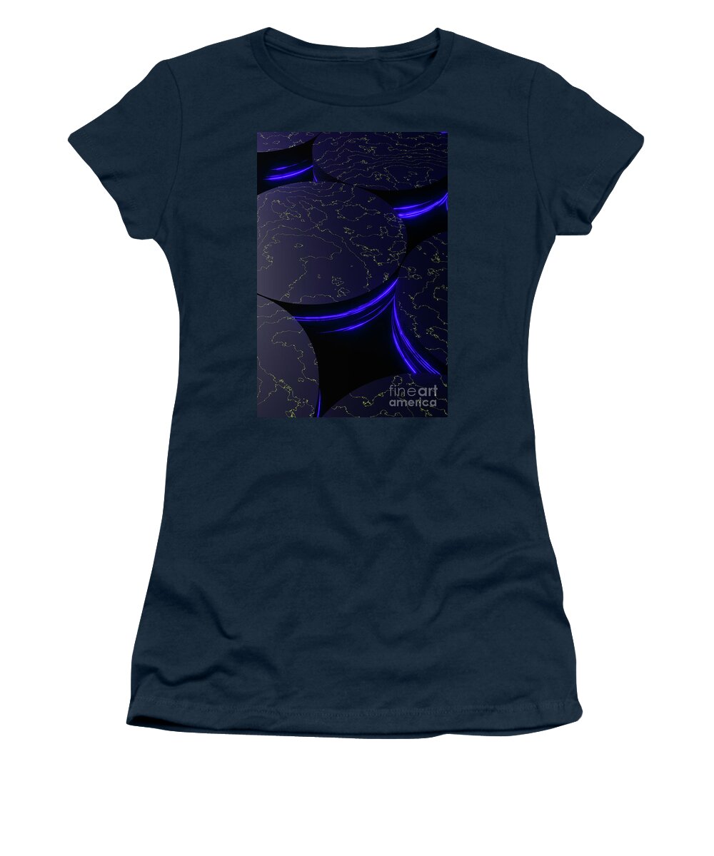 Clayton Women's T-Shirt featuring the photograph Digital Glow 002 by Clayton Bastiani