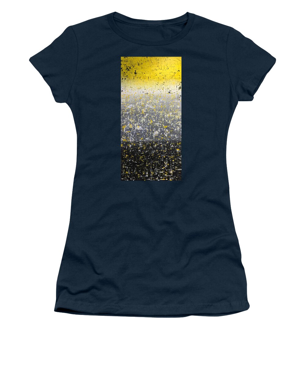Sunny Women's T-Shirt featuring the painting Dusk by Linda Bailey